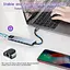 Хаб USB типа C HUB 8 in 1 PD100W 4K 30 Гц RJ45 USB 3.0 10 Гб/с - миниатюра 5