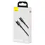 Кабель Baseus High Density Braided Fast Charging Data Cable Type-C to iP PD 20W 1 м Чорний - мініатюра 2