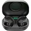 Беспроводные Bluetooth наушники Bluedio S6 V2 с зарядным чехлом черные - миниатюра 2