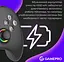 Геймпад джойстик GamePro GP-X13-B Xinput Bluetooth/2.4G/USB (Switch/PC/iOS/Android) Black - мініатюра 14