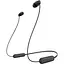 Наушники In-ear WI-C100 BT 5.0, IPX4, SBC, AAC, Wireless, Mic, Черный Sony teh0013222 - миниатюра 2