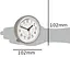 Годинник для ванної кімнати безшумний TFA 60305510 - миниатюра 7