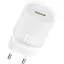 Зарядний пристрій адаптер живлення мікро XO L157 18 W 1 USB-A блок білий - мініатюра 1