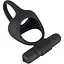Виброкольцо Black Velvets Cock & Ball Ring 7 см черный - миниатюра 1