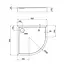 Душевой поддон Qtap Robin 309912C 90x90x12 см + сифон Белый - миниатюра 2