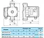 Циркуляционный насос NPO BPS 20-12S-180 - миниатюра 3