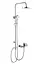 Смеситель для душа Narciz хром + душевая система Rj RS 4011+RBZ100-5 Хром - миниатюра 1