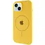 Чехол Silicone Case Full Protective AA with MagSafe для Apple iPhone 14 Plus 6.7 Желтый/Yellow - миниатюра 1