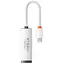 Внешняя сетевая карта-адаптер Baseus Lite Series Ethernet Adapter Type-C to RJ45 LAN (WKQX000302) белый - миниатюра 1