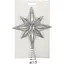 Елочная верхушка Mica Decorations Звезда пластиковая 20 см пастель серебристая (1181249) - миниатюра 1