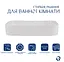Раковина накладна Qtap Scorpio 550х390х120 мм, White, прямокутна, без донного клапана QT14112243WN - мініатюра 2