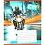 Тетрадь ученическая "Ночным городом" Leader 018-530032K-1 в клеточку, 18 листов (959053) - миниатюра 1