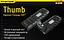 Ручний міні ліхтарик Nitecore THUMB 85лм (Чорний) - мініатюра 6