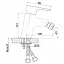 Змішувач для біде Cersanit Cersania S951-365 одноважільний Хром 30412 - мініатюра 3