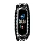 Ремешок винтажный Carprie для фитнес-браслета Xiaomi Mi Band 7 и 7NFC Type A Black silver - миниатюра 2