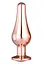 Анальная пробка Gleaming Love Gold Pleasure Plug S, 9 см (розовый) - миниатюра 1
