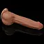 Фаллоимитатор LoveToy Sliding-Skin Dual Layer Dong 29 см коричневый - миниатюра 3