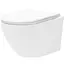 Подвесной унитаз Rea Carlo Flat mini Tornado white REA-C8770, Белый - миниатюра 1