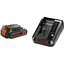 Зарядний пристрій + акумулятор Black+Decker 14.4-18В 1A (BDC1A15) [119566] - мініатюра 1