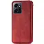 Шкіряний чохол-книжка Getman Cubic (PU) для Xiaomi Redmi Note 12 4G Червоний - мініатюра 2