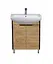 Тумба Мойдодир Dakota Craft 60 з умивальником Proxy 60 дуб крафт - мініатюра 4