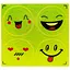 Наклейка світловідбивна "Смайл" 129-CIT-1, 4 штуки - мініатюра 1
