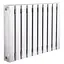 Радіатор біметалевий секційний Queen Therm 500/100 Vertical (кратно 10), Білий - мініатюра 9