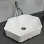 Умивальник VBI Quaglio white накладний VBI-012622, Білий - мініатюра 2