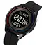 Часы мужские наручные спортивные Skmei 2412 силиконовые с магнитной застежкой (Черный) - миниатюра 2