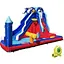 Надувний Аквапарк Costway Slide 6-в-1 з гіркою для скелелазіння (без вентилятора) - мініатюра 1