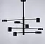 Сучасна чорна LED люстра FLEA з ріжками, що регулюються по осі Line.F DE 31/8 BK - мініатюра 6
