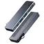 Перехідник Hub Baseus Harmonica 5-in-1 (CAHUB-K) Сірий - мініатюра 1