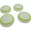 Накладки на стики Thumb Grips 4-pack для PS4-PS5-Xbox White-Green [122996] - миниатюра 2