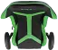 Геймерское кресло GT Racer черное с зеленым (X-2527 Black/Green) - миниатюра 10
