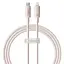 Дата кабель Baseus Habitat Series Fast Charging Type-C to Lightning 20W (2m) (P10360201) Wheat Pink - мініатюра 1