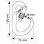 Карабін Camp Atom Belay Lock Gunmetal (1060-2924) - мініатюра 3