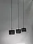 Підвісний світлодіодний світильник G 2922/3L 42W Димчасто-чорний - мініатюра 3