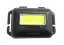 Налобный фонарик LED COB 10W (реал.3-5W) чёрный пласт(3реж.+стробоскоп+ремешок 3*ААА) (T89) R - миниатюра 1