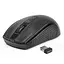 Миша Real-El RM-308 Wireless чорний бездротова USB оптична 1600 dpi 4 кнопки 2xAAA (RM-308) - мініатюра 1