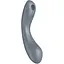 Вакуумний стимулятор клітора з вібрацією Satisfyer Curvy Trinity 1 сірий - мініатюра 1