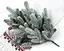 Гілка ялинки штучна Hvoya Lux засніжена 60 см 10 шт. - мініатюра 4