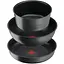 Набор посуды Tefal Ingenio Inspiration 3 предмета черный (L867S604) - миниатюра 2