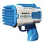 Пістолет для мильних бульбашок Bubble Gun 698-20 з насадками на 32/45 отворів 50ml Blue - мініатюра 1