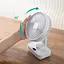 Вентилятор настольный беспроводной GXQC D606Y белый - миниатюра 3