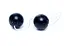 Вагінальні кульки Duo-Balls Black, 21 см, чорний - мініатюра 3