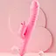Вібратор з підігрівом Pretty Love силіконовий поступальними рухами 25 см рожевий - мініатюра 3