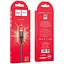 Кабель Hoco X50 USB to Micro 2.4A 1 м nylon aluminum connectors черный - миниатюра 2