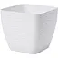 Горщик для квітів Form-Plastic Sahara mini квадро-23 з підставкою 7.2 л білий (3650-011) - мініатюра 1