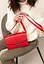 Жіноча шкіряна сумка-кроссбоді Lola червона - мініатюра 8