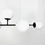 Люстра видовжена в чорному корпусі на 6 плафонів (тип A) Line.F SGJ 7/6A BK+BK - мініатюра 7